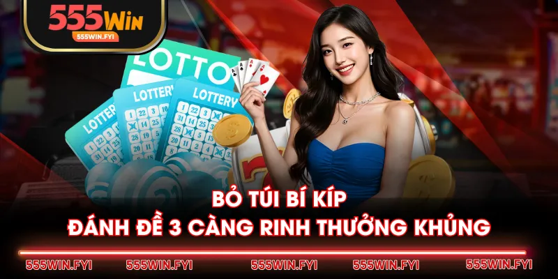 Bỏ túi bí kíp đánh đề 3 càng rinh thưởng khủng